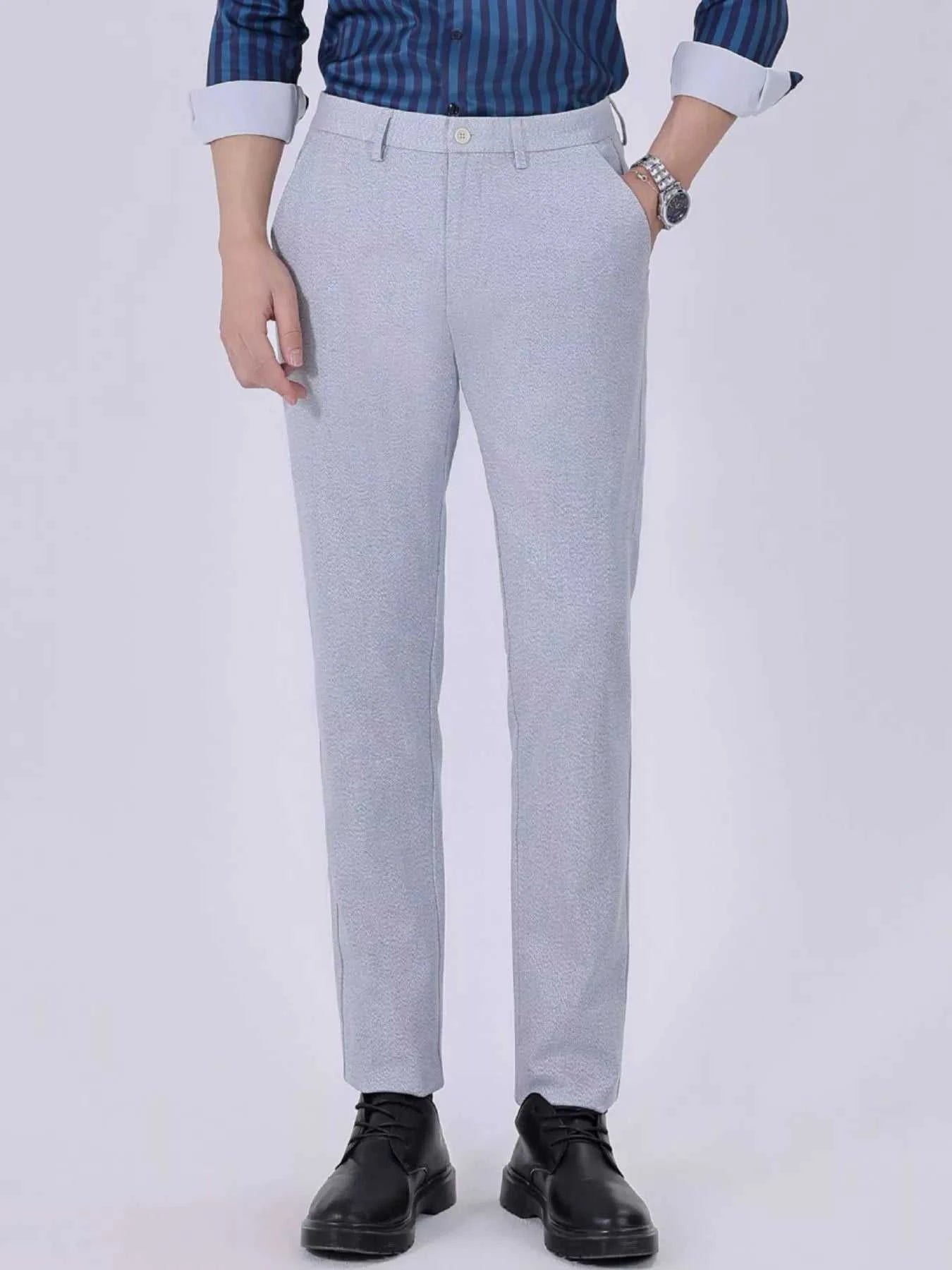 Shop Stylish & Trendy Gray Men's Slim Fit Pants