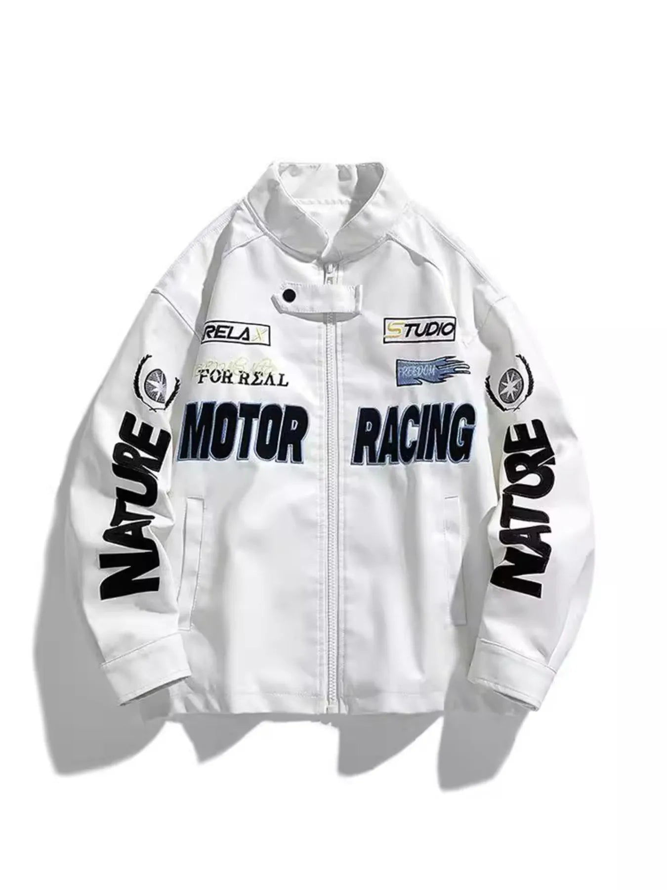 motor racing leather jacket