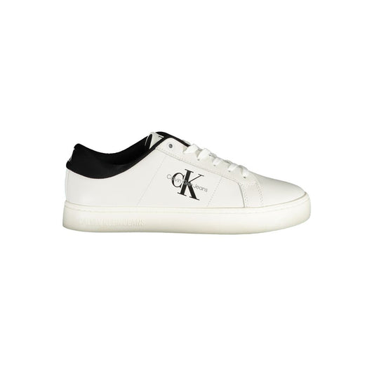 White Polyester Sneaker - Daily Goods