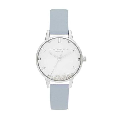 Olivia Burton Blue Leather Watch