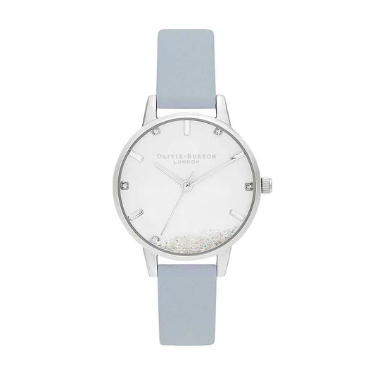 Olivia Burton Blue Leather Watch