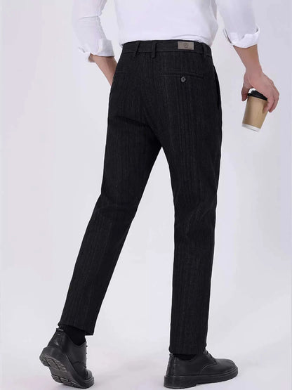 Trendsi black slim fit pants