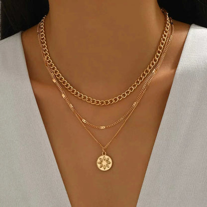 Trendsi Layered pendant necklace