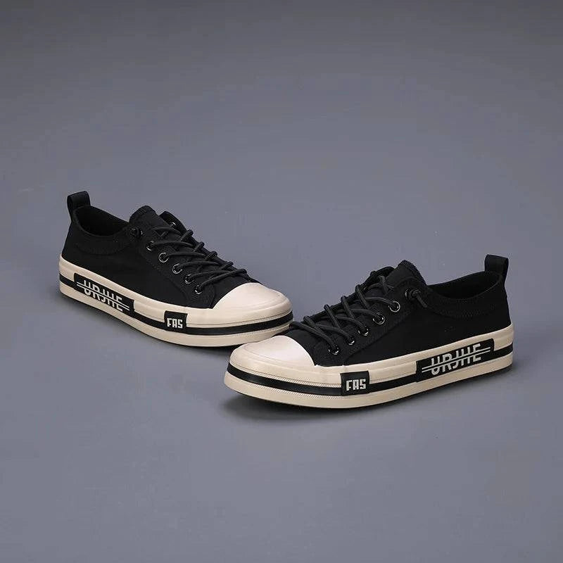 Blue Canvas Sneakers