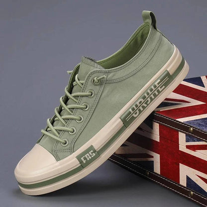 Blue Canvas Sneakers