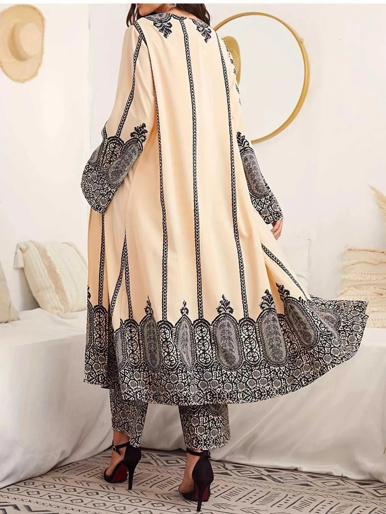 Trendsi long sleeve cardigan