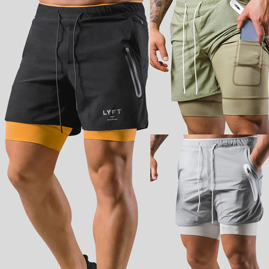 Men’s Summer Sports & Beach Shorts – Quick-Dry Polyester, Moisture-Wicking, Fitness & Running Wear - Daily Goods