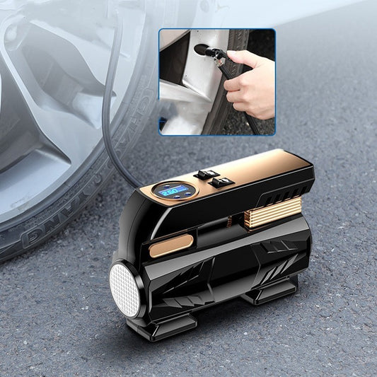 Portable High Power Car Inflator Pump – 12V 120W Air Compressor for Tires & More - Daily Goods