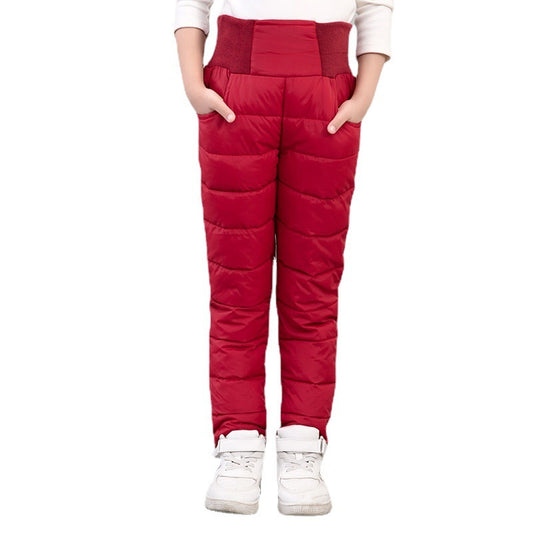 High-Waisted Warm Corduroy Trousers for girls - Daily Goods