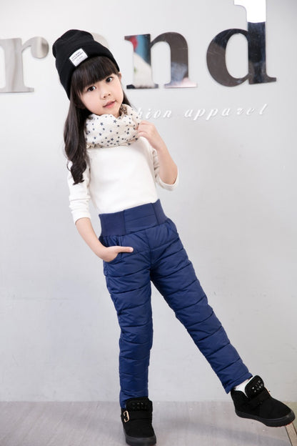 High-Waisted Warm Corduroy Trousers for girls - Daily Goods