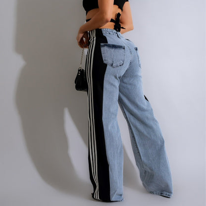 High Waist Straight-Leg Denim Pants for Women – Stylish, Comfortable & Versatile - Daily Goods