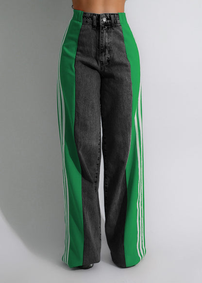 High Waist Straight-Leg Denim Pants for Women – Stylish, Comfortable & Versatile - Daily Goods
