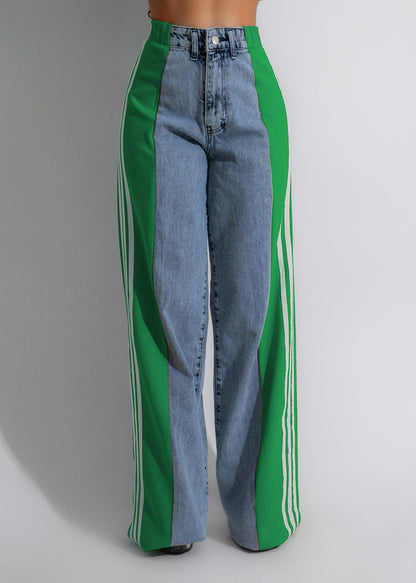 High Waist Straight-Leg Denim Pants for Women – Stylish, Comfortable & Versatile - Daily Goods
