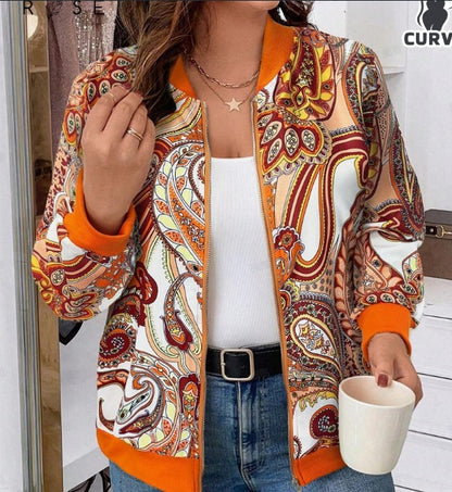 Minimally Casual Printed Women's Jacket - Daily Goods