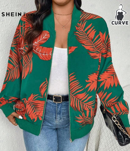 Minimally Casual Printed Women's Jacket - Daily Goods