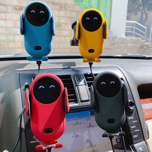 Wireless Charger Car Phone Holder – 10W Fast Charging Magnetic Dashboard & Air Vent Mount for 4–6.5" Phones - Daily Goods