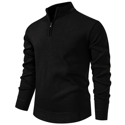 Men’s Slim-Fit Polyester Cardigan – Long Sleeve Casual Top, Multiple Colors, Lightweight - Daily Goods