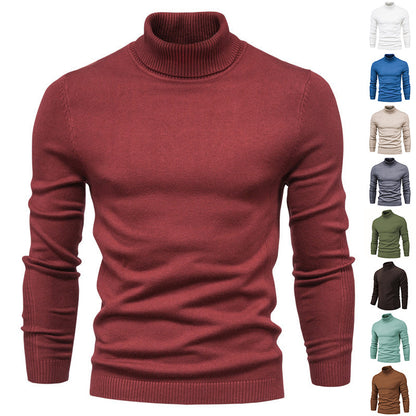 Men’s Long Sleeve Casual Top – Polyester Blend Loose Fit Pullover in Multiple Colors - Daily Goods