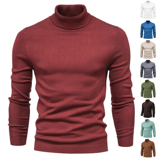 Men’s Long Sleeve Casual Top – Polyester Blend Loose Fit Pullover in Multiple Colors - Daily Goods