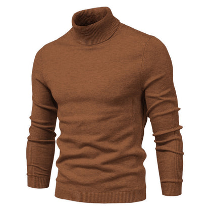 Men’s Long Sleeve Casual Top – Polyester Blend Loose Fit Pullover in Multiple Colors - Daily Goods