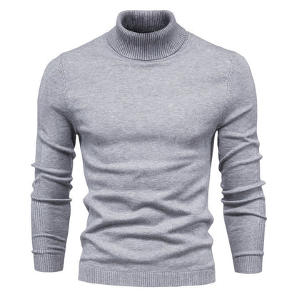 Men’s Long Sleeve Casual Top – Polyester Blend Loose Fit Pullover in Multiple Colors - Daily Goods
