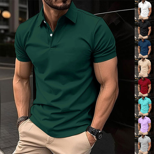 Men’s Summer Polo T-Shirt – Short Sleeve - Daily Goods