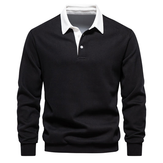 Men’s Cotton-Blend Thread Belt Sweater – Youth Casual Pullover, Multiple Colors - Daily Goods