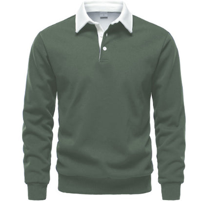 Men’s Cotton-Blend Thread Belt Sweater – Youth Casual Pullover, Multiple Colors - Daily Goods