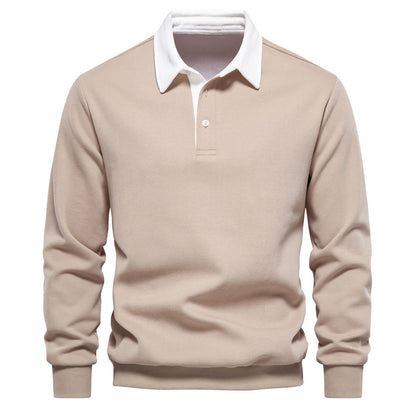 Men’s Cotton-Blend Thread Belt Sweater – Youth Casual Pullover, Multiple Colors - Daily Goods