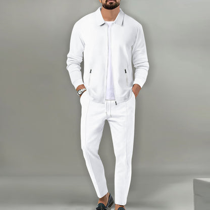 Men’s Slim Fit Cotton Blend T-Shirt – Solid Color Casual Top - Daily Goods