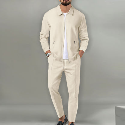 Men’s Slim Fit Cotton Blend T-Shirt – Solid Color Casual Top - Daily Goods