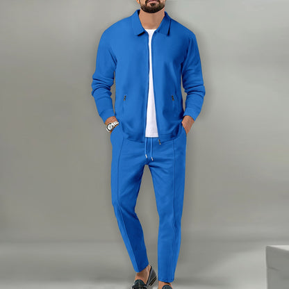 Men’s Slim Fit Cotton Blend T-Shirt – Solid Color Casual Top - Daily Goods