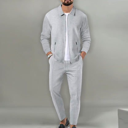 Men’s Slim Fit Cotton Blend T-Shirt – Solid Color Casual Top - Daily Goods