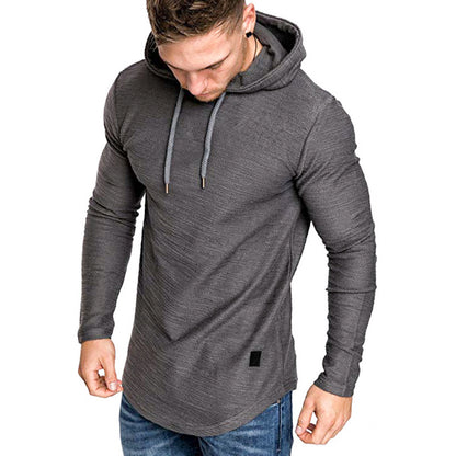 Plus Size Cotton Blend Hoodie – Casual Slim Fit Pullover Sweatshirt for Men - Daily Goods