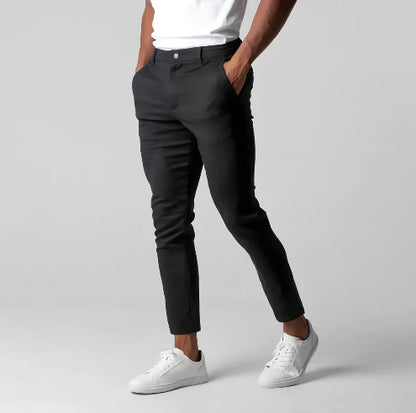 Men’s Tight-Fit Polyester Trousers – High-Temperature - Daily Goods