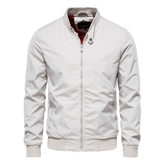 Men’s Leisure Polyester Top Coat – Casual Lightweight Outerwear, Multiple Colors - Daily Goods