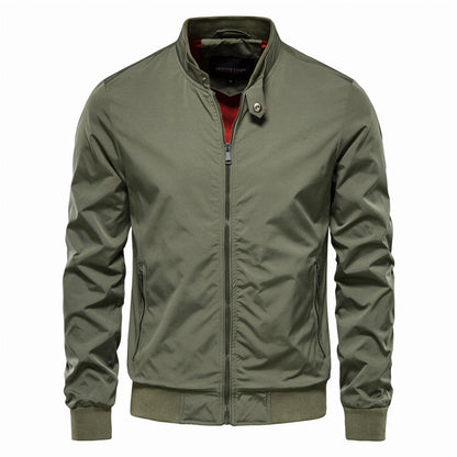 Men’s Leisure Polyester Top Coat – Casual Lightweight Outerwear, Multiple Colors - Daily Goods