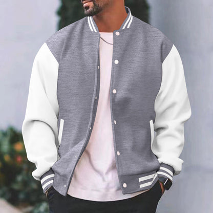 Men’s Fleece-Lined Sports Jacket – Loose Fit Winter Jacket - Daily Goods