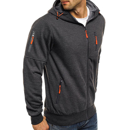 Men’s Motion Style Polyester T-Shirt – Solid Color Casual Sports Top - Daily Goods