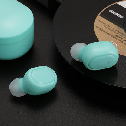 Bluetooth 5.0 In-Ear Headphones – Stereo Sound, 10M Range, 4-Hour Call Time, Matte Finish | 45mAh Battery, 300mAh Charging Case - Daily Goods