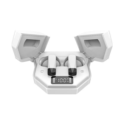 Bluetooth 5.1 Wireless Earplugs with Multi-Point Connection, NFC, Voice Control & Power Display | Stereo Sound, 15m Range | Black & White - Daily Goods