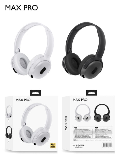 Foldable Wireless Bluetooth 5.3 Headphones – HiFi Stereo Noise Cancelling Over-Ear Headset with Mic | Sports, Gaming & Travel | 8-Hour Playback | Wired + Wireless Modes - Daily Goods