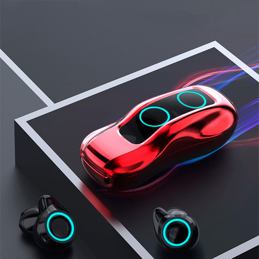 Wireless Bluetooth 5.0 Earplugs – Stereo Sound with Noise Reduction, Voice Control & Call Function | Ergonomic, Electroplated Metallic Design - Daily Goods