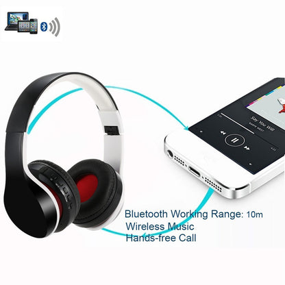 Stereo Bluetooth Headphones with Mic, CSR 4.0 + EDR, 40mm Drivers, TF Card Support & Foldable Design - Daily Goods