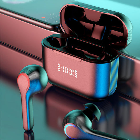 Touch Control Bluetooth Mini Earphones for Sports Music Stereo Digital Display in-ear Wireless Earbuds - Daily Goods