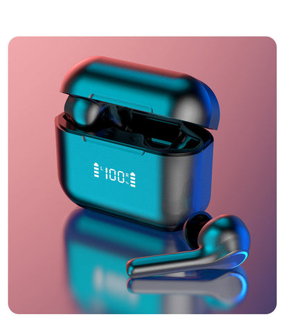Touch Control Bluetooth Mini Earphones for Sports Music Stereo Digital Display in-ear Wireless Earbuds - Daily Goods