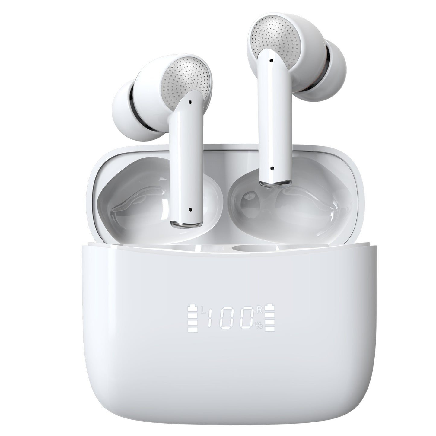 Touch Control Bluetooth Mini Earphones for Sports Music Stereo Digital Display in-ear Wireless Earbuds - Daily Goods