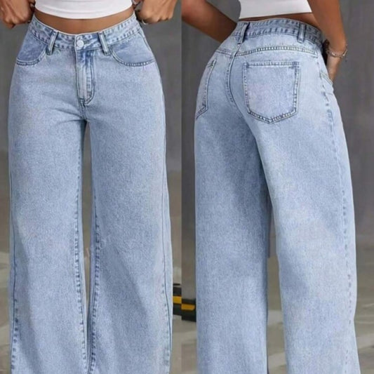 Women’s High Waist Loose Cotton Trousers – Casual Korean Style Pants - Daily Goods