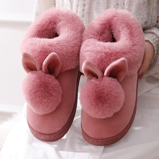 Autumn Winter Women’s Cotton Slippers - Daily Goods
