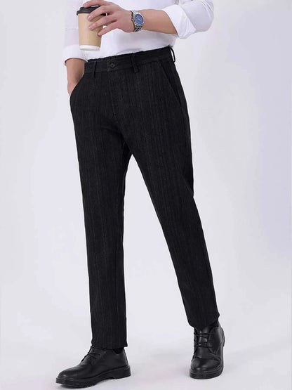 Trendsi black slim fit pants